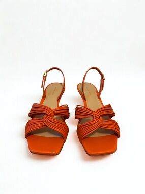 Michael Kors Orange Knot Slingback Sandals - Women